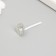 Cotton flash wick, white metal 2.6 cm