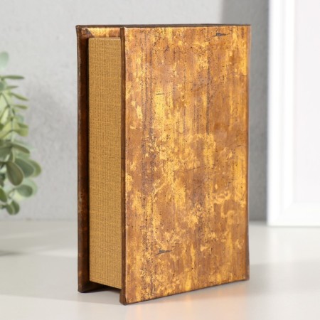 Broke Broke Wood, leatherette "Rush sun" embossing, under metal 16.5x11.2x5 cm-3