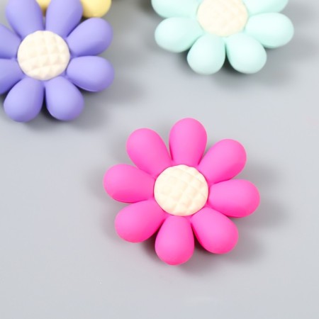 Busina for creativity plastic "Sunflower" Bright matte mix 1.3x4x4 cm-1