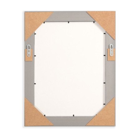 Wall mirror, rectangular small., Brown 38.8x48.8x2.8 cm-2