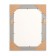 Wall mirror, rectangular small., Brown 38.8x48.8x2.8 cm