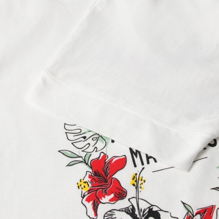 Homemade set (T -shirt, trousers), white/green color, size 50-2