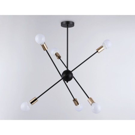 Lighting Lamp in the style of Ambrella Light, Loft, TR80435, 6HE27, black color, gold-1