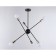 Lighting Lamp in the style of Ambrella Light, Loft, TR80435, 6HE27, black color, gold