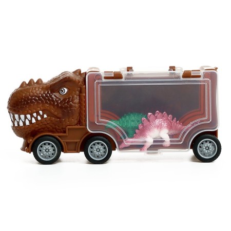 Dino gaming set includes 2 trucks and dinosaurs-6