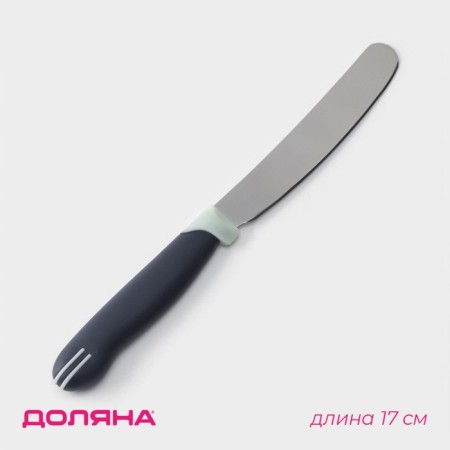 Knife for oil "Straip", blade 7.5 cm, blue color