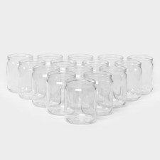 A set of glass cans for conservation, SKO-82 mm, 500 ml, 15 pcs