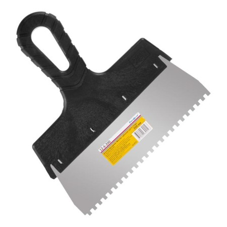 Facade spatula "remocolor" 12-6-200, stainless steel, plastic, tooth 4x4 mm, 200 mm-1