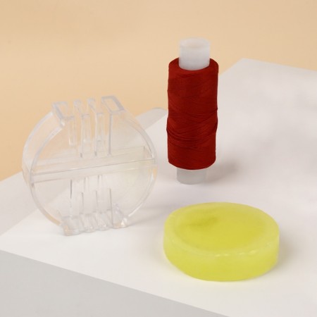Wax for strengthening threads, 5 × 5 cm-5