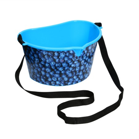 Container for collecting berries, 3 l, “blueberries”, blue-7