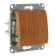 Glossa switch Sche GSL000551, 10 A, 2 keys, hidden, oak color