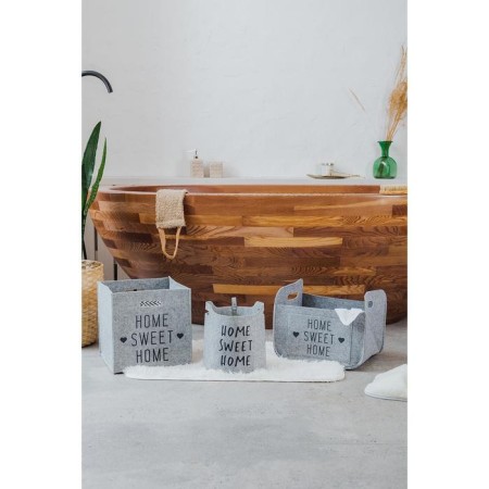 Sweet Home storage basket, 25 × 20 × 22 cm, gray color-7