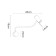 Bra Arte Lamp Sulafat A2423AP-5CC, LED, 5 W, 5x45x15 cm, 250 lm, black, chrome
