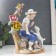 Souvenir Ceramics "Boy with a dog" 25x13x19.5 cm