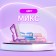 Manicure/pedicure brushes, 2 pcs, color mix