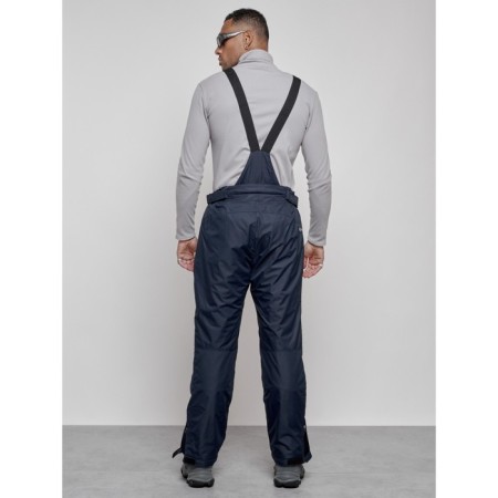 Semi-combineson ski insulated male winter, size 56, dark blue color-3