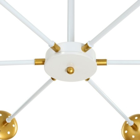 Causte "Dallas" 6x40W E27 White-zoloto 83x83x35 cm Bayerlux-4