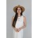 Women's hat, size 54-58, beige color