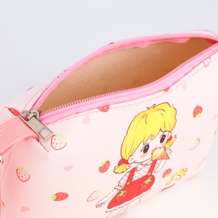 Bag's bag with a zipper "chosen", pink color-2