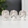 Souvenir Polystone "Angel -girl in a pink wreath - blessing" MIX 3x4x2.5