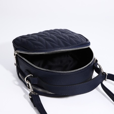 Bag Cross-Bodi Medvedkovo with a zipper, blue color-7