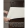 AMORE Mio elastic sheet, size 200x200x20 cm, white color