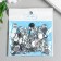 Decor for creativity plastic "Rhinestones. Crystal flower" set of 100 pcs 1.2x1.2 cm