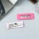 Invisibility for hair "Adeli" (set 2 pcs) matte straight, 5 cm, pink