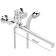 Vidima Bath mixer "Logik", wall, pour 320 mm, chrome