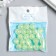 Plastic beads "Balls light yellow with sparkles" glow in the dark set of 20 g d = 1.2 cm