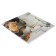 Sketchbook 165 x 165 mm, 40 sheets "marble", cover covering cardboard, block 100 g/m²