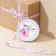 A satin ribbon, gift packaging, “with love”, white, 1 cm x 22.5 m