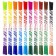 Flomasters bilateral 20 colors Brauberg Premium Bi-Color, 10 pieces, thickened, ventilated cap