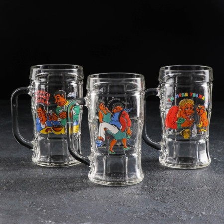 Beer mug "FREAD", 330 ml, mix-1