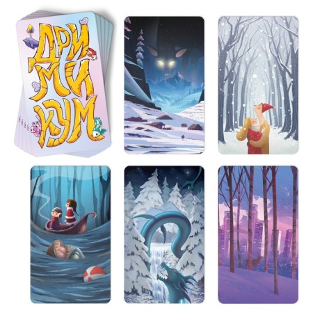 New Year's board game "New Year: Drimimkum", 96 cards, 8+-1
