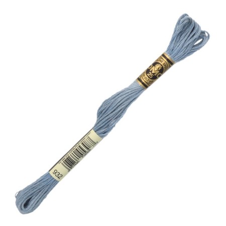 The threads of the DMC 117 (932), 12 pcs. packaged