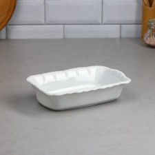 Baking form, 1.1 l, rectangular, porcelain, Iran