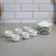 Laren coffee service, 12 items, 6 cups 85 ml, porcelain, Iran