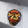 Magnet with add. element "Real Hero", 6 x 8 cm