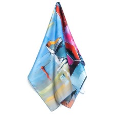 Women's scarf, size 90x90 cm