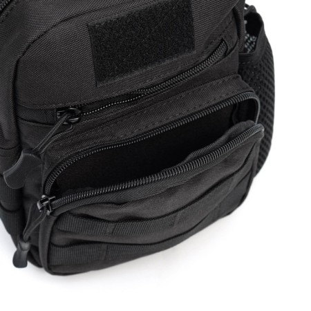 Tourist backpack "Adventure" male, nylon, black-2