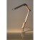 NLED-496-12W-S desktop lamp on the silver clamp