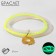 Silicone bracelet "reflective" chamomile, 4 threads, colored, 6 cm