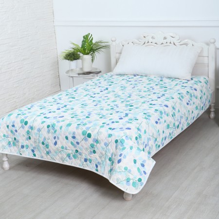 Cover to eucalyptus 200x210cm, b/s blue, calico 120g/m, hl 100%-1