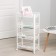 Floor floor 4 section, on wheels, white color