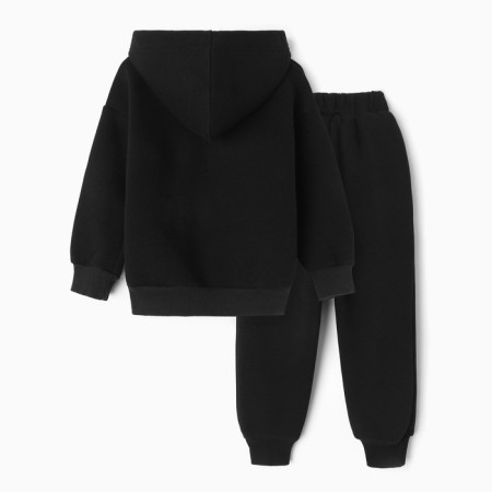 Set for a boy (sweatshirt, trousers), black color, height 104 cm-9