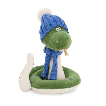 New Year! Soft toy "Semey Syoma", in a blue hat, 20 cm