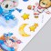 Plastic sticker Interior phosphorus "Cosmonaut Beasts" 25x20.5 cm