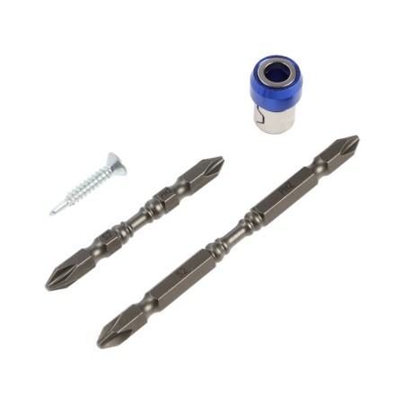 The set of tundra, steel S2, round magnet, double -sided, PH2 x 65 and 100 mm, 2 pcs.-2