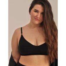 Female top on adjustable straps with cups Top with Cup, size 54-56, black color